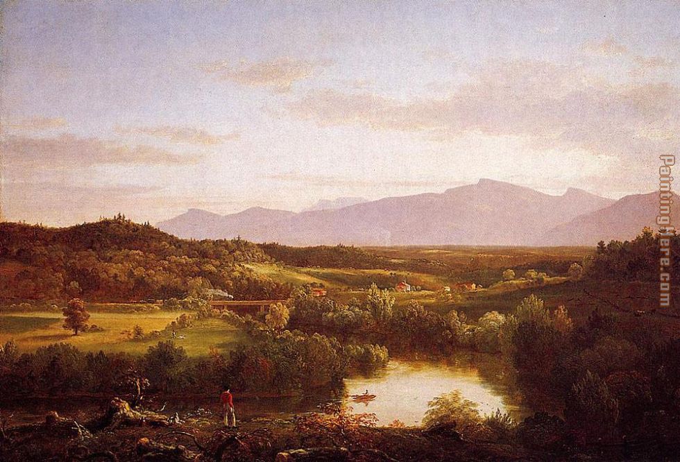 River in the Catskills painting - Thomas Cole River in the Catskills art painting